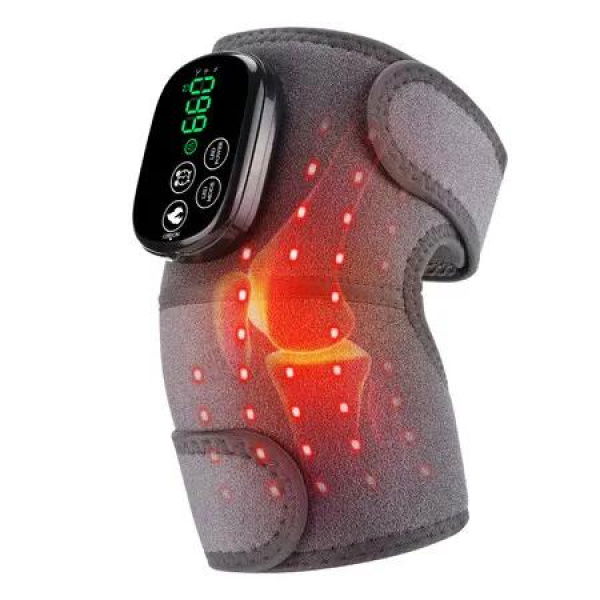 Heated Knee Brace, Cordless Heating Device, Adjustable Heating Levels for Pressure Relief and Relaxation, Soothing Heating Pad