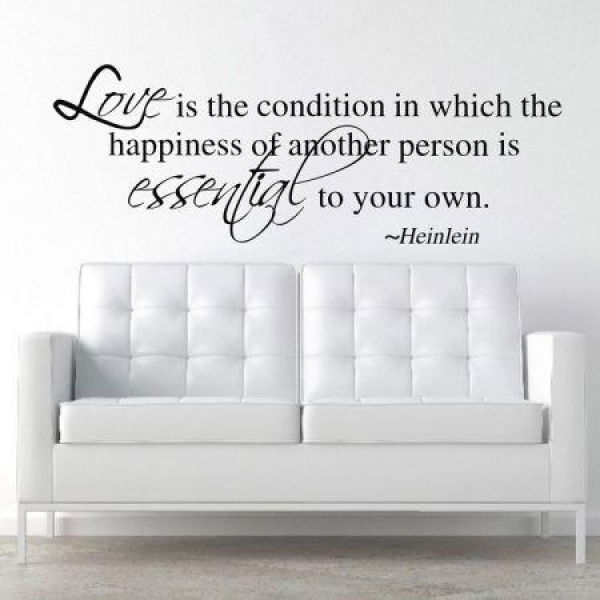 Heinleins Word About LOVE Wall Stickers