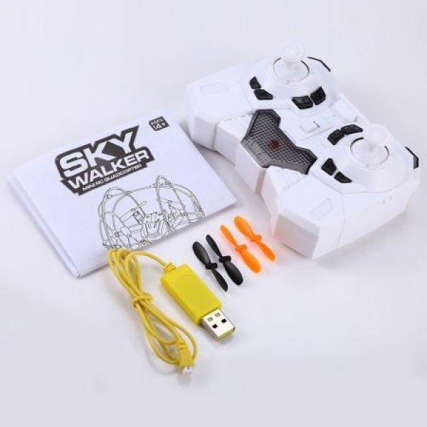 Helic Max Sky Walker 1336 2.4GHz 4CH RC Quadcopter 3D Flip Climbing Wall Roller Copter.