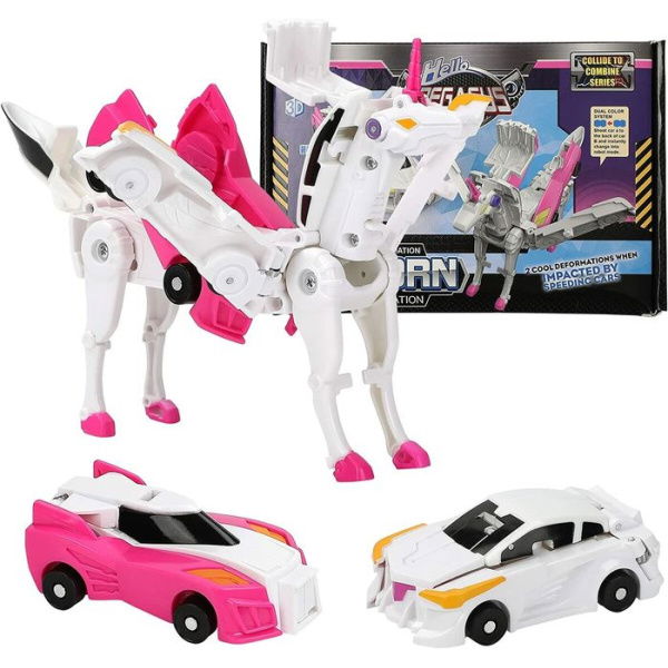 Hello Carbot Unicorn Mirinae Prime Unity Series 2 In 1 Transformation Unicorn Action Figure Robot