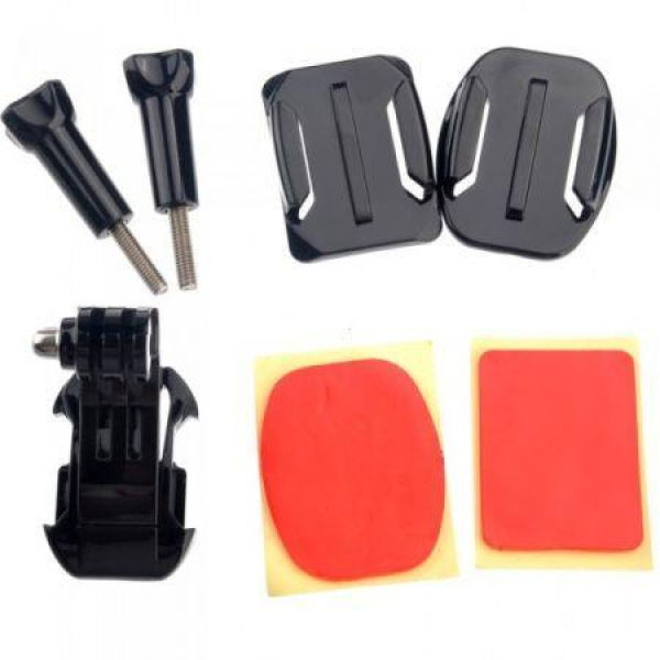 Helmet Front Mount Kit Adjustment Curved Adhesive For GoPro Hero 2 Hero 3+ Camera ST-19.