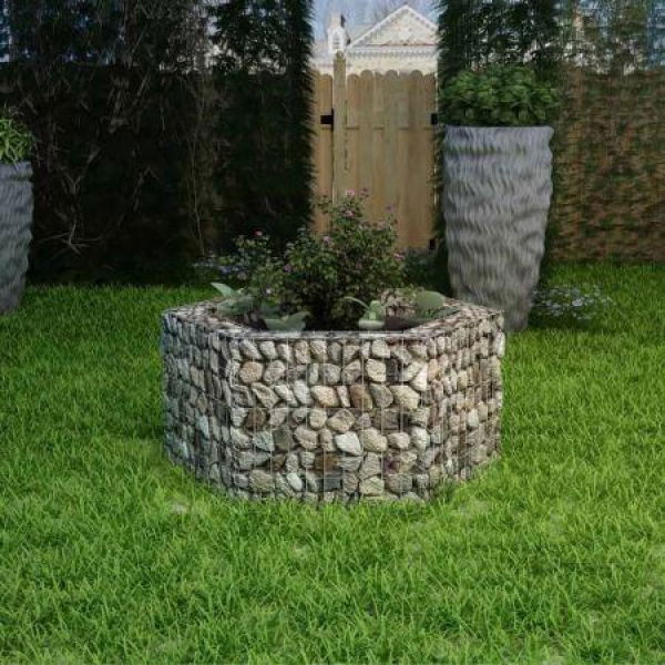 Hexagonal Gabion Planter 100x90x50 Cm