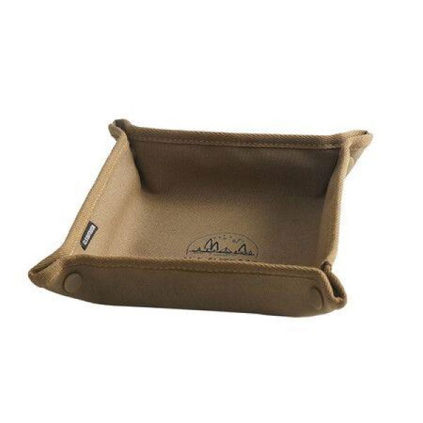 Hide And Drink Foldable Valet Tray Handmade From Water Resistant Canvas