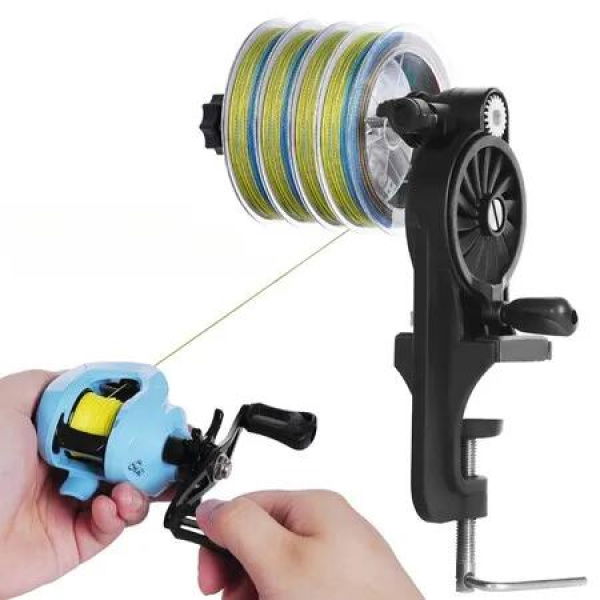 High Speed Recycler Fishing Line Spooler Baitcasting Reel Trolling Tackle Fast Line Spooler 3 5 1 Gear Ratio Dual Direction Tension Control Saltwater