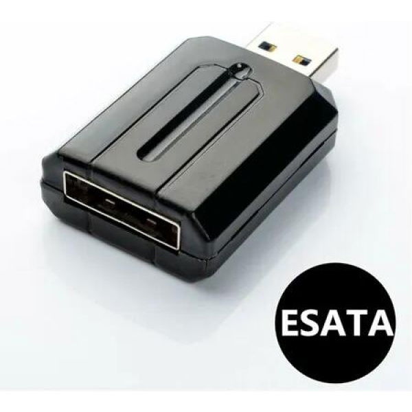 High Speed USB 3.0 to eSATA Adapter Support Hot Swapping for Large Capacity Storage Drives