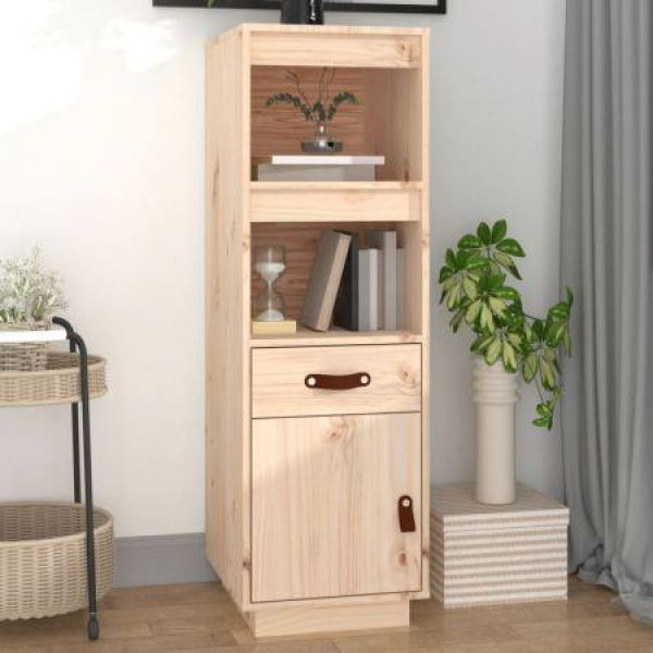 Highboard 34x40x108.5 Cm Solid Wood Pine.