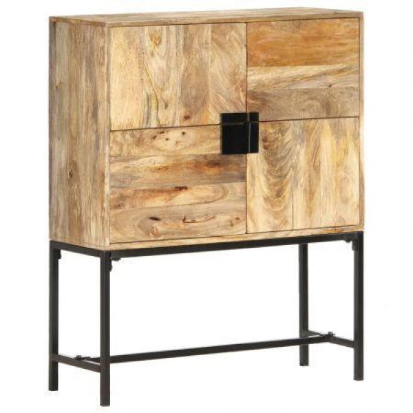 Highboard 80x30x100 Cm Solid Mango Wood