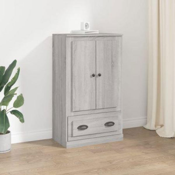 Highboard Gray Sonoma 60x35.5x103.5 Cm Engineered Wood