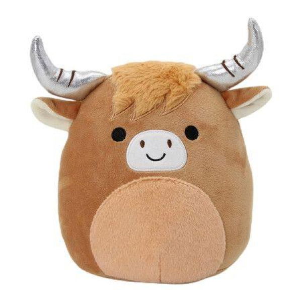 Highland Cow Plush Toy Soft Stuffed Animal Doll 7.8inch Yak Cow Pluhies Cuddling Doll for Kids Gift 20cm