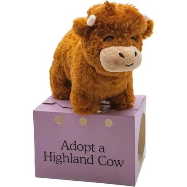Highland Cow Stuffed Animal, Highland Cow Plush Gift for Boys Girls