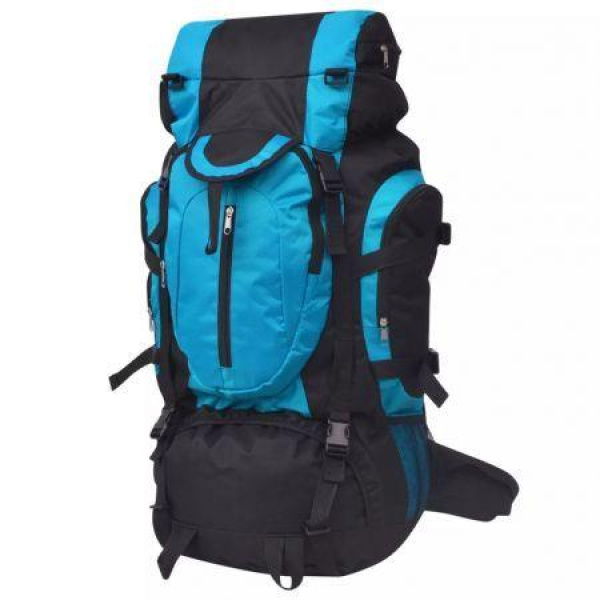 Hiking Backpack XXL 75 L Black And Blue