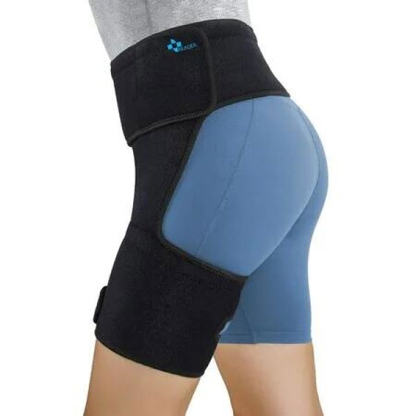 Hip and Groin Support Brace : Relieve Sciatic Nerve and Aid Hamstring Recovery