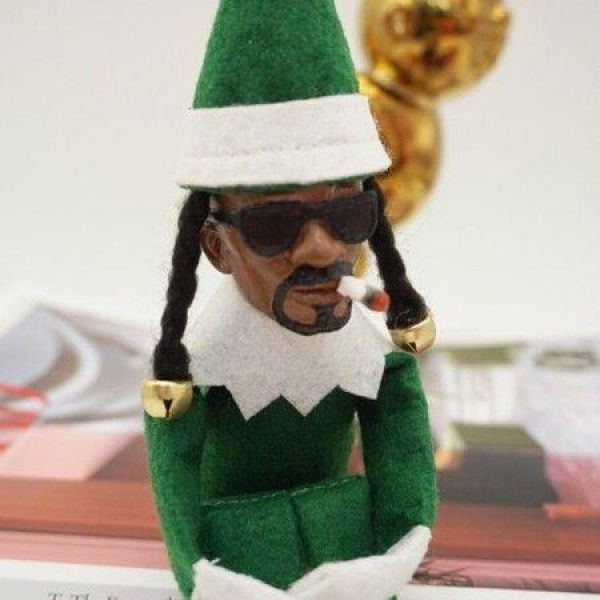 Hip Hop Doll Long Stoop Naughty Plush Toy Brings Good Lucky Christmas Elf Doll For Home Office