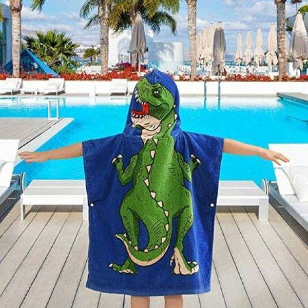 Hooded Towel For Babys Toddlers Boys Girls 2 To 5 Years Cotton WrapPool Shower Beach Swim Bathroom Child Cover Ups