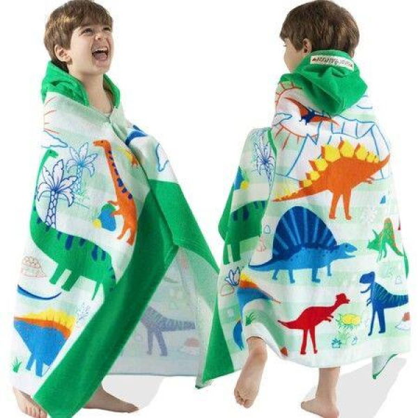 Hooded Towel For Babys Toddlers Boys Girls 2 To 5 Years Cotton WrapPool Shower Beach Swim Bathroom Child Cover Ups