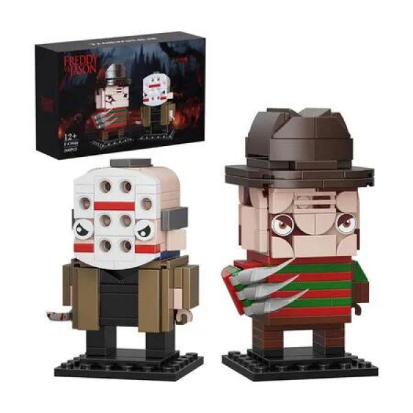 Horror Movie Halloween Films Figure Building Blocks Kits Compatible with Lego, Collectible Decoration Building Toy, Present for Friends and Fans, 268Pcs