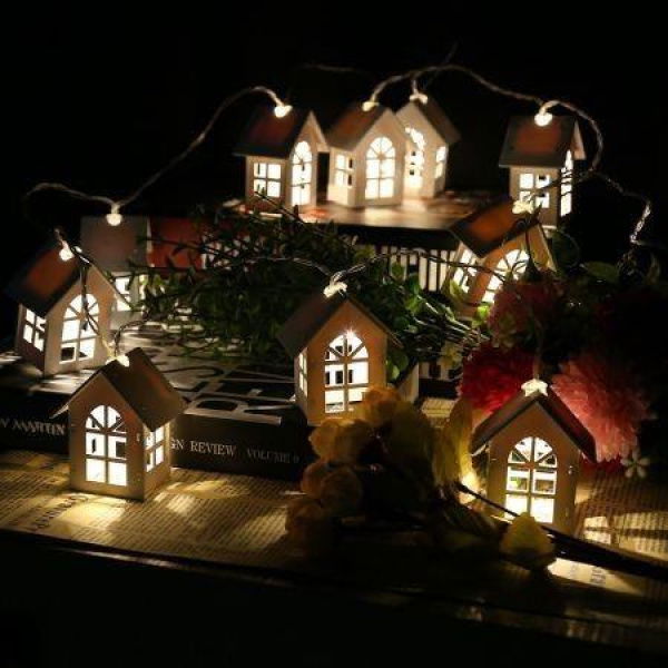 House Shaped LED String Light With 10LEDs