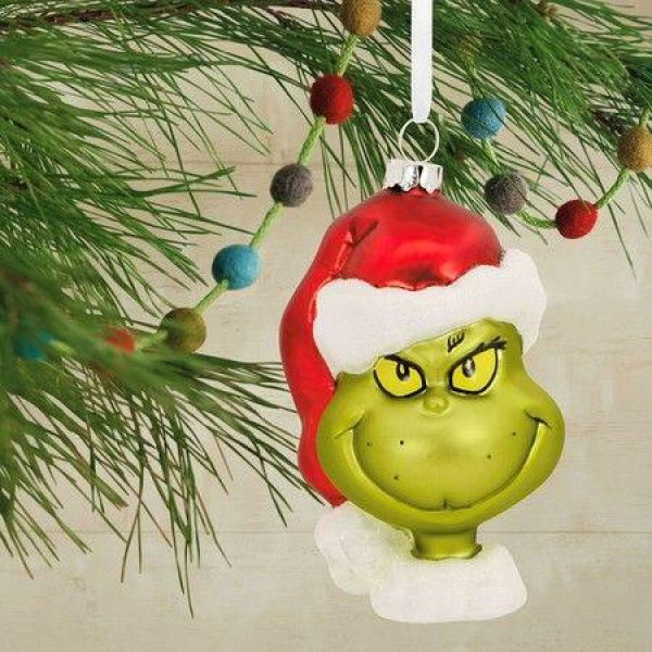 How The Grinch Stole The Christmas! Blown Glass Ornament, Dr. Seuss Tree Decoration