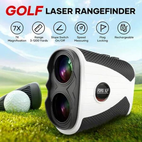 Hunting Golf Range Finder 1000m 7X Laser Rangefinder Slope Compensation Flag Pole Lock Vibration USB Charging 1200Yard Distance