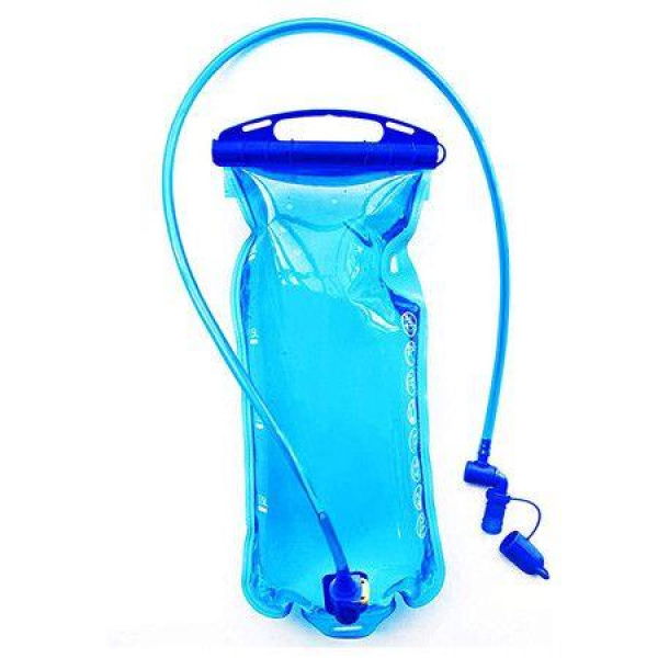 Hydration Bladder Leakproof Water Storage Bag For Hiking Cycling Running Climbing Camping (Blue 2L)