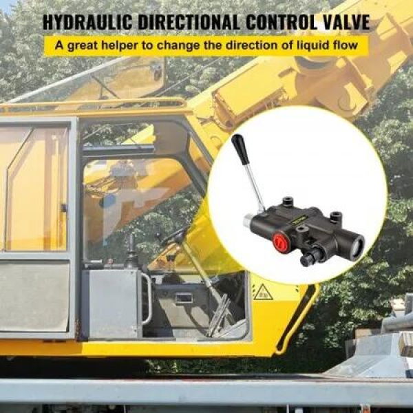 Hydraulic Directional Control Valve 1 Spool Hydraulic Spool Valve 21 GPM Hydraulic Loader Valve 4300 PSI Directional Control Hydraulic Valves & Controls