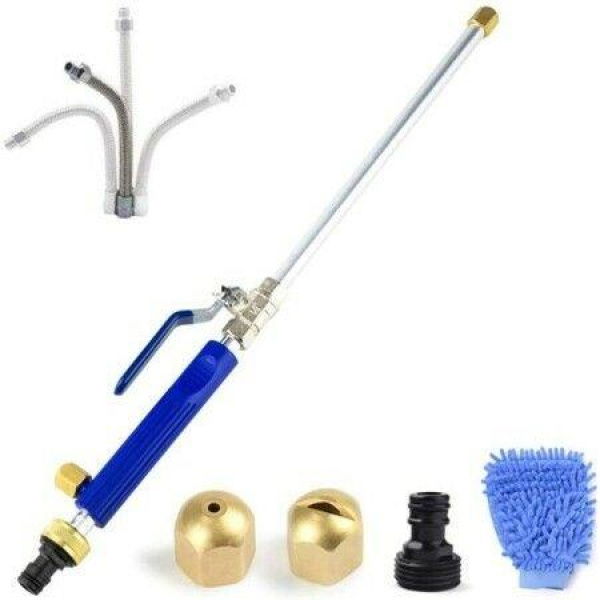 Hydro Jet High Pressure Power Washer Wand Heavy Duty Metal Sprayer with Universal Hose End