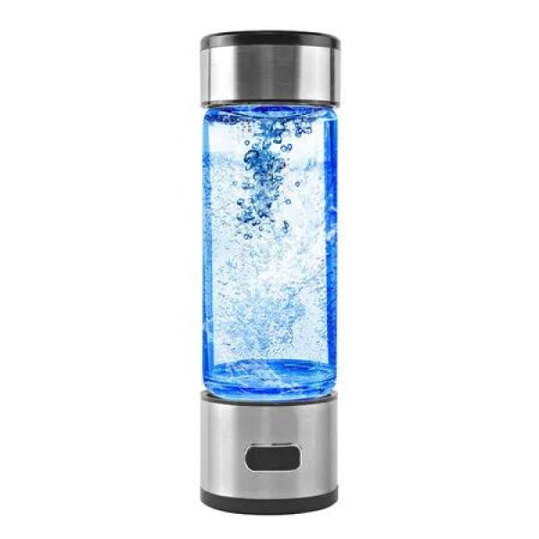 Hydrogen Water Bottle, Portable SPE PEM Technology Water Ionizer Machine, Rechargeable 3 Min Quick Electrolysis Water Bottle Generator for Home, Office, Travel