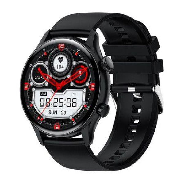 I30 Smartwatch Bluetooth Calling 1.36-inch Amoled Full Touch Fitness Tracker IP68 Waterproof Smartwatch Black.