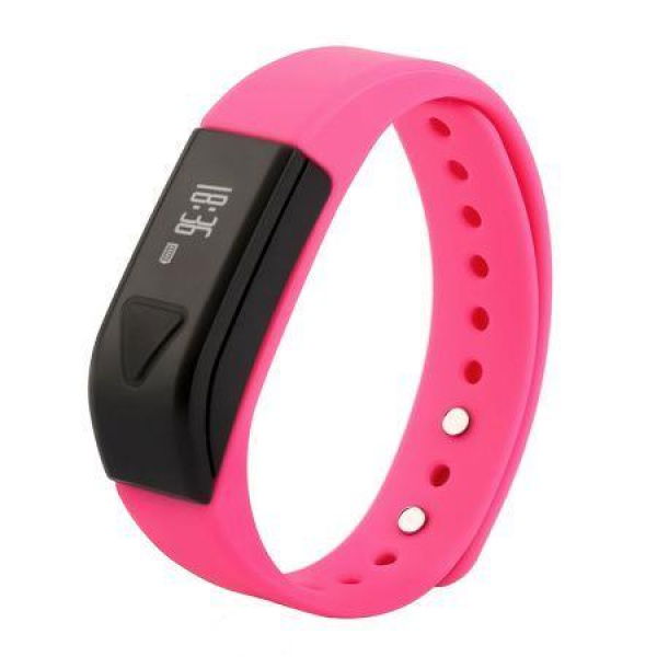 I5 Smart Bluetooth Watch Bracelet Calorie Counter Wireless Sport Activity Tracker-Red