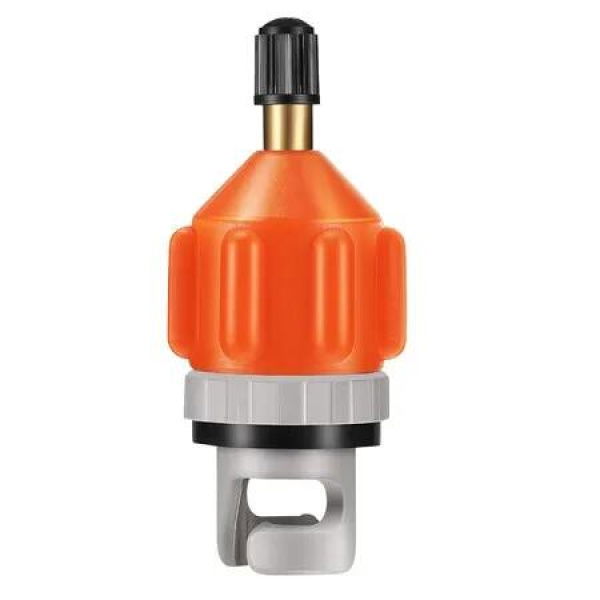 Inflatable Boat SUP Pump Adapter,Premium Conventional Air Adapter,Sturdy SUP Air Adapter,Quickly Inflation and Strong Sealing SUP Pump Adapter (Orange)