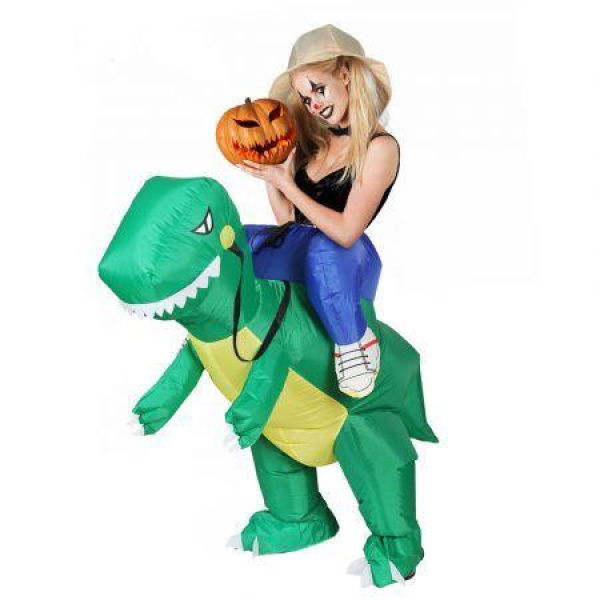 Inflatable Costume Suit Dinosaur Adult Fancy Dress Blow Up Halloween Party