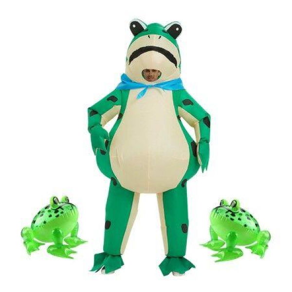 Inflatable Frog Costume Inflatable Frog Costume For Halloween Carnival Party And Eastertheme Party CosplayFunny Animal Costumes Adult 150-190Cm