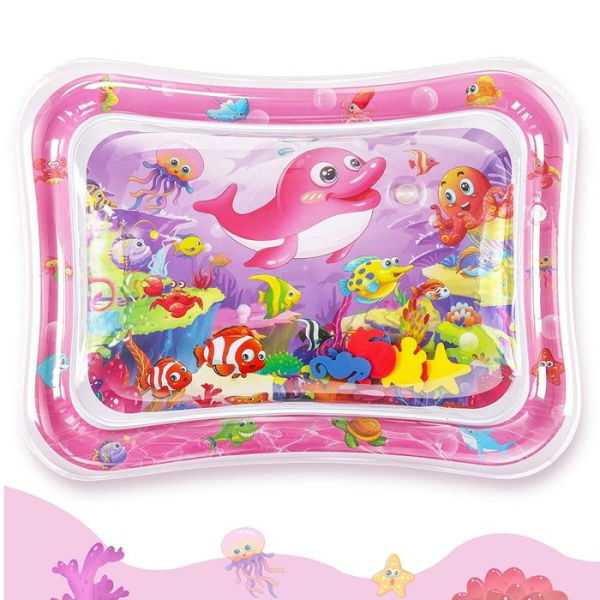 Inflatable Mat Baby Water Play Mat Fun Activity Center For Baby Stimulation Sensory Growth And Development