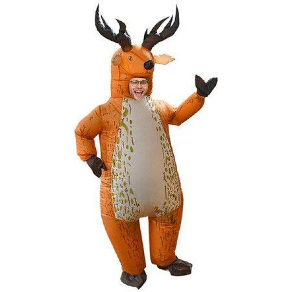 Inflatable Moose Air Inflatable Costume Party Halloween Christmas Cosplay Suit Adult Size (Suitable For Height 150-190)