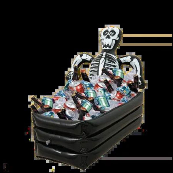 Inflatable PVC Cooler Coffin Ice Bucket Party Supplies Beverage Drink Storage Halloween Decoration