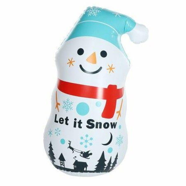 Inflatable Snowman Tumbler For KidsOutdoor Snowman For Decorations Christmas Decoration Prop For Indoor And Outdoor 45 Inch