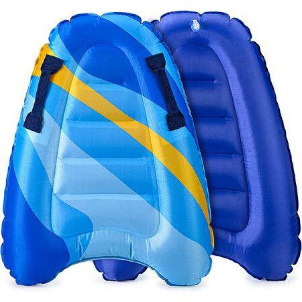 Inflatable Surf Board With Learn Swim Beach Safety Theme Surfing Swimming Summer Fun Toy For Kids Adults