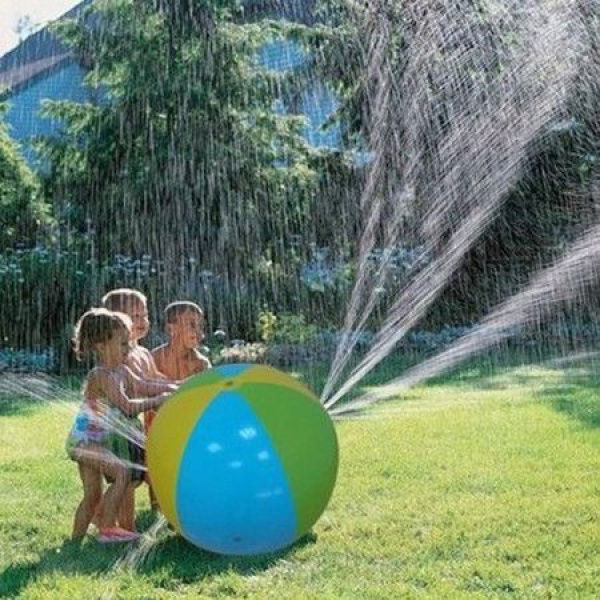 Inflatable Water Sprinkler Ball Toys For Toddlers