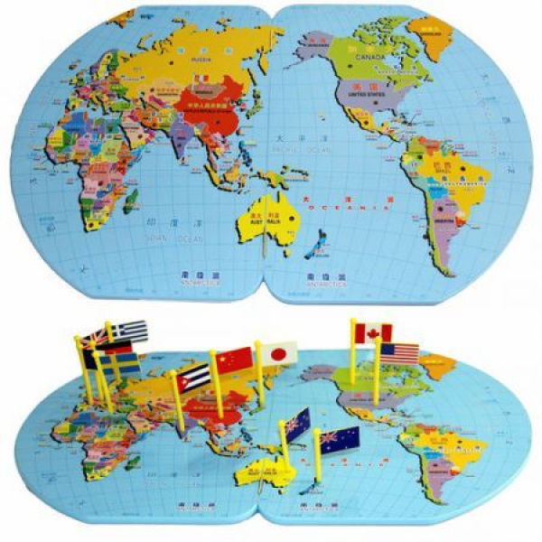 Innovation Map Of The World Knowledge Childrens Educational Toy Intelligence