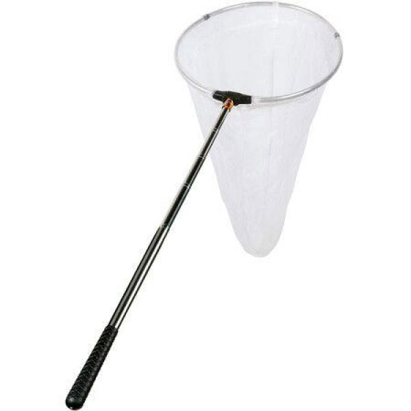 Insect and Butterfly Net with 12In Ring,24In Net Depth,Handle Extends to 59 Inches (12Inch Ring,59Inch Handle)