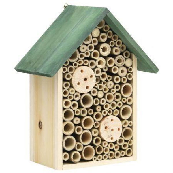 Insect Hotels 2 Pcs 23x14x29 Cm Solid Firwood