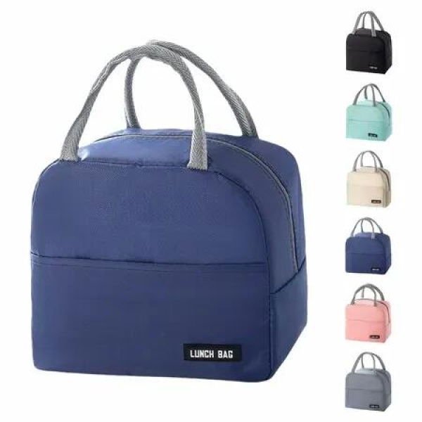 Insulated Lunch Bag for Men Women Kids Cool Bag Reusable Thermal Food Bag with Leak-Proof Liner,Cooler Tote (5L-Blue)