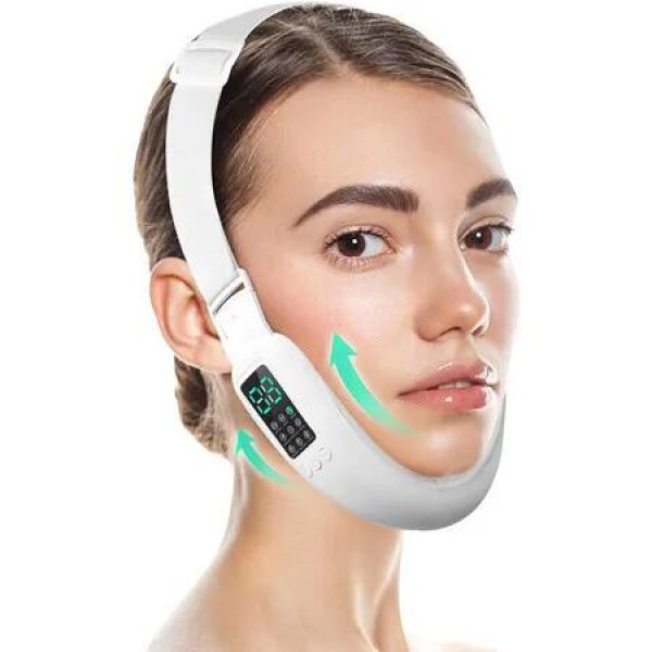 Intelligent Electric Double Chin and V Shaped Face Machine with 8 Modes and 15 Adjustable Intensities, Women's V Face Device