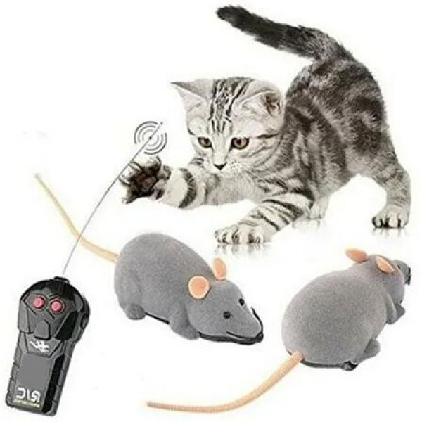 Interactive Cat Toy Remote Control Mouse with Wireless Control for Fun and Exercise