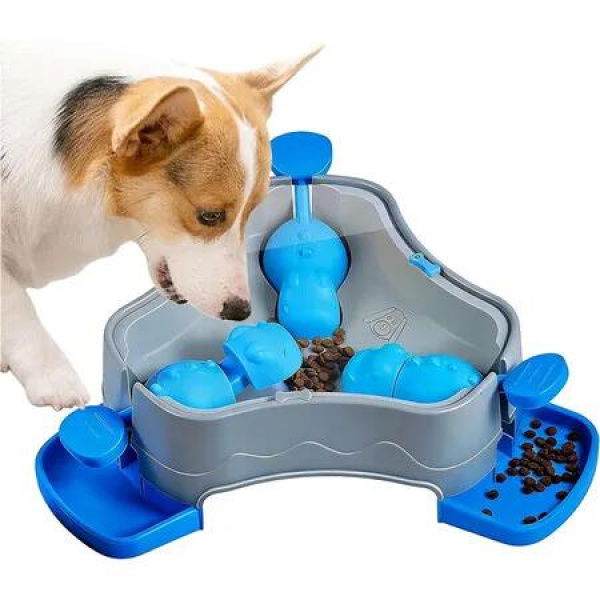 Interactive Dog Puzzle Toys, 3 Dogs Used Slow Feeder Puzzle for Small Medium Dog & Cat Treat Dispenser for IQ Training and Entertainment