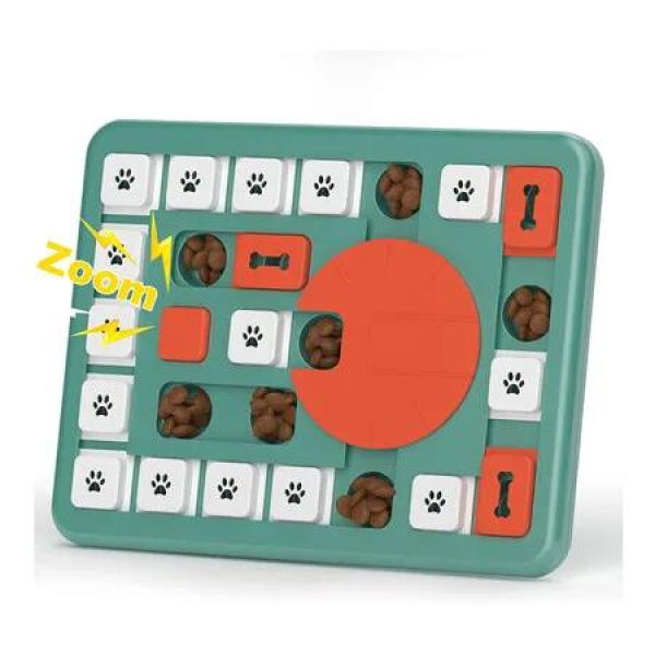 Interactive Dog Puzzle Toys Encourage Natural Foraging Skills Portable Pet Toy Slow Feeder Training Educational Toy