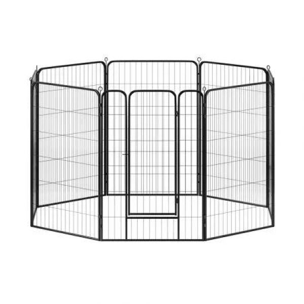 i.Pet Pet Dog Playpen 48 Enclosure 8 Panel Cage Kennel Puppy Fence Play Pen