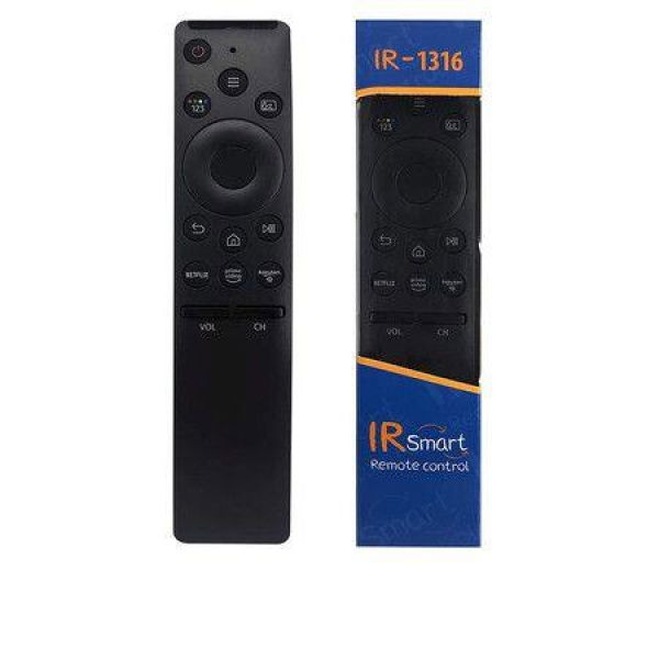 IR-1316 Perfect Replacement Remote Control Matching Samsung Smart Series TVs-with Netflix Prime Video And RATUKEN Button-Black