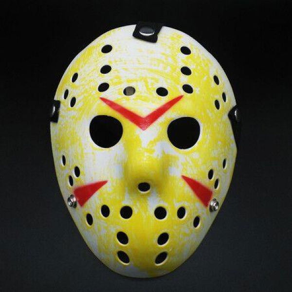 Jason Mask Friday The 13th Halloween Cosplay Mask Masquerade Horror Mask Christmas With Adjustable Straps