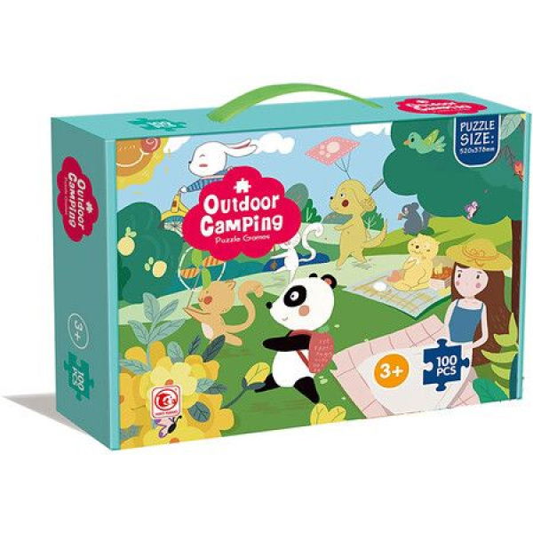 Jigsaw Puzzles Toys For Kids Ages 4-8 (Camping).